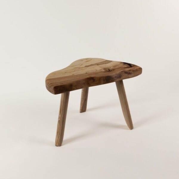 Low Spalted Beech Top Footstool